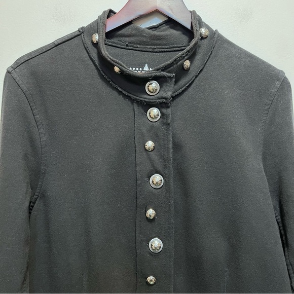 Neon Buddha Black Fleece Jacket Size Large - Picture 3 of 11